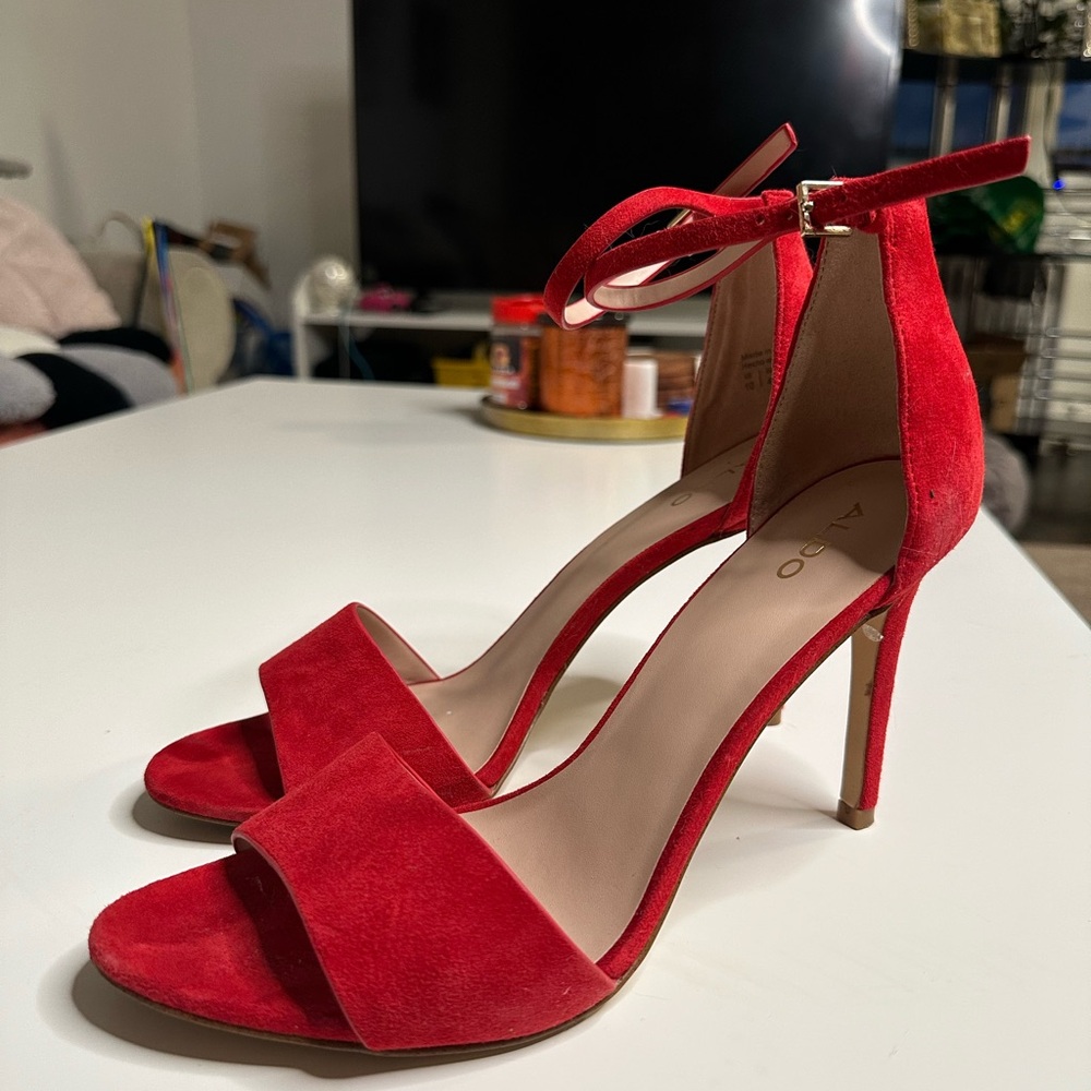 ALDO suede pumps